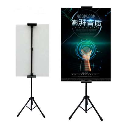 factory supply Exw Advertising Adjustable Tripod banner Easel Stand T Bunting Display Poster Stand